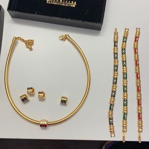 Joan Rivers Interchangeable Necklace and bracelets